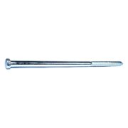 MIDWEST FASTENER Lag Screw, 3/4 in, 18 in, Steel, Zinc Plated Hex Hex Drive, 10 PK 09867